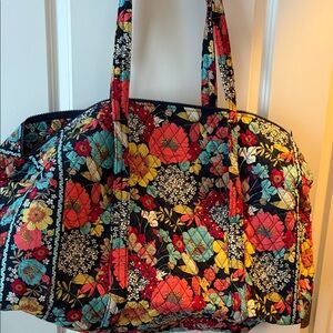 Vera Bradley XL Travel Duffel - Floral Quilted Women's Bag